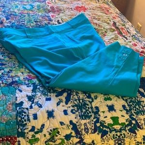 Studio Works teal capris NWOT